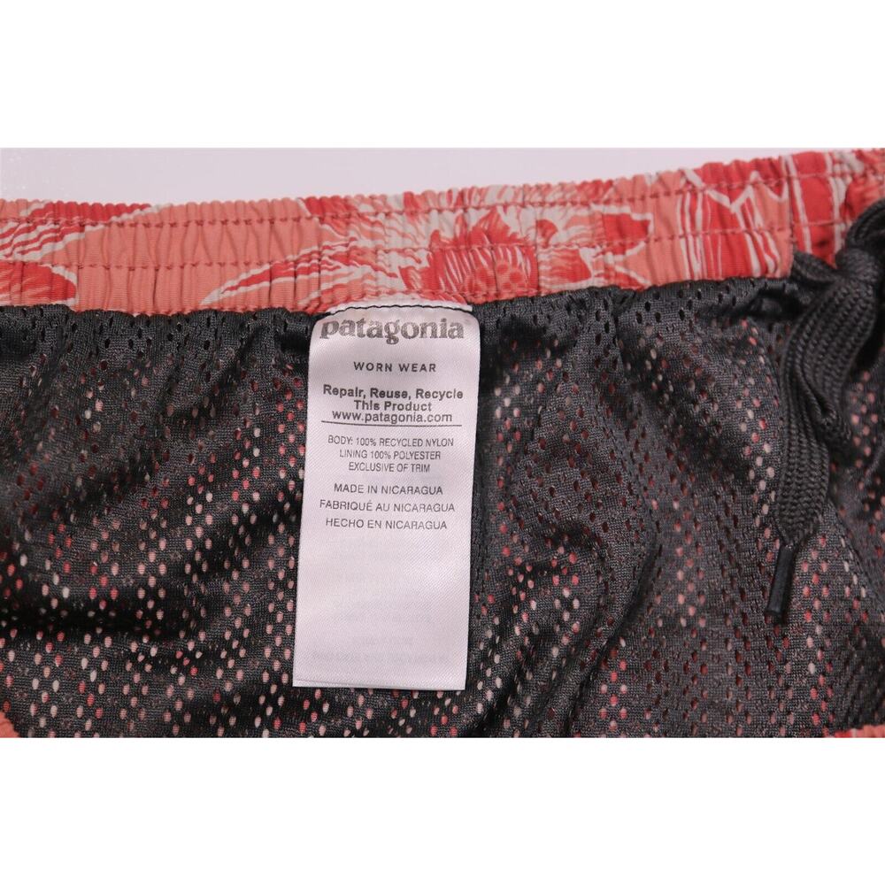 Patagonia 57021 Pink Floral Baggies Men's Swim Trunks 5" Shorts Large - Picture 6 of 6